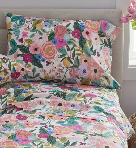 Percale Flat Sheet - Garden Party