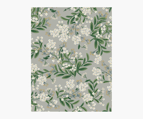 Cornflower Wallpaper Sample - Grey