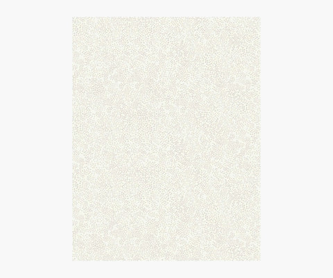 Champagne Dots Wallpaper Sample - Linen & White