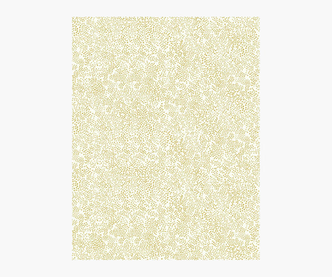 Champagne Dots Wallpaper Sample - Metallic Gold & White