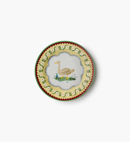 Porcelain Dessert Plate Set - Home Sweet Home