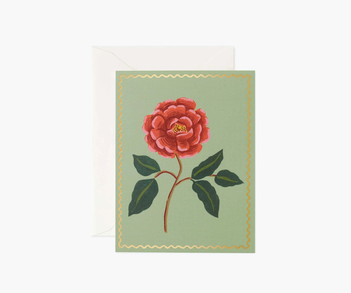 Scarlet Rose Everyday Card - Single Card