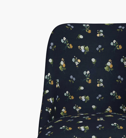 Oxford Desk Chair - Ditsy Dahlia Navy