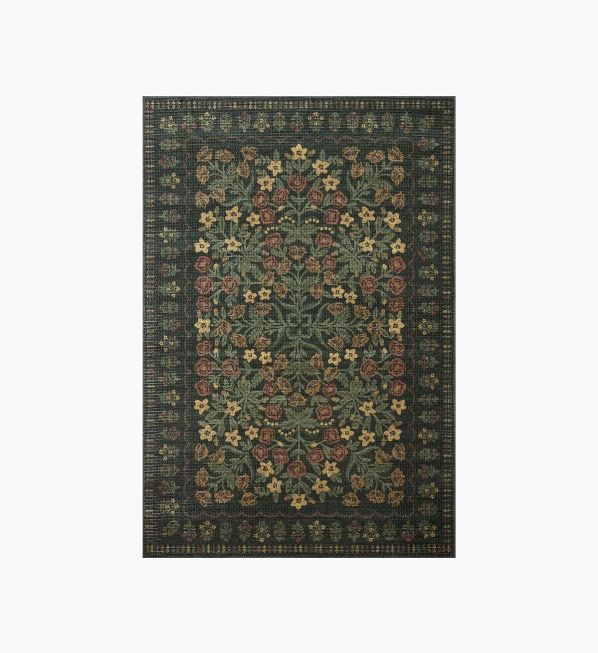 Orchard Charlotte Washable Rug - Forest