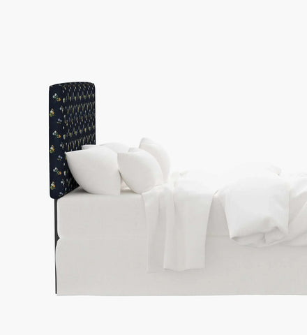 Elly Headboard - Ditsy Dahlia Navy