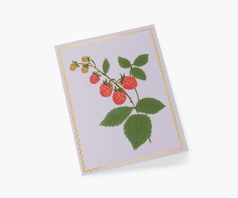 Raspberry Everyday Card - Single Card