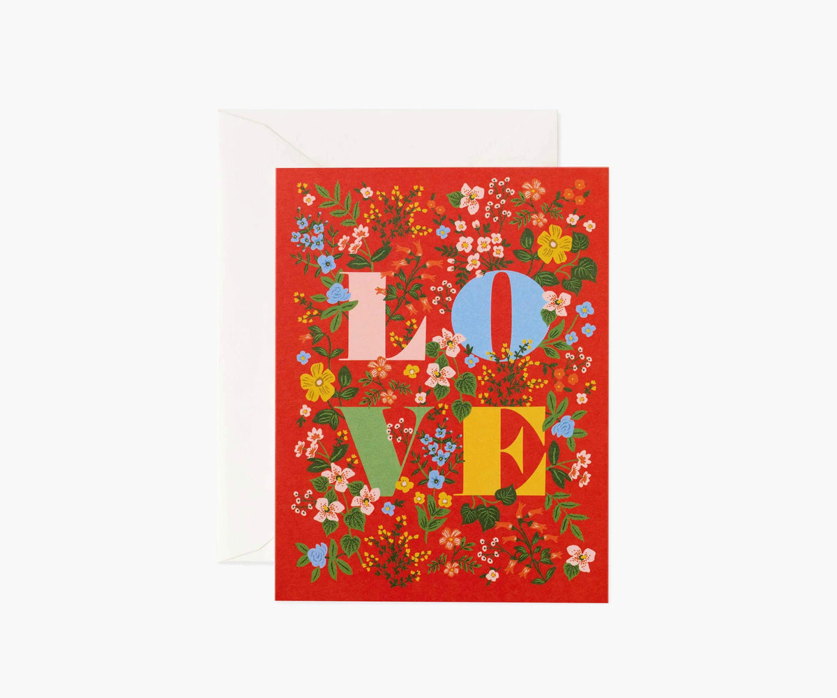 Mayfair Love Love & Friendship Card - Single Card
