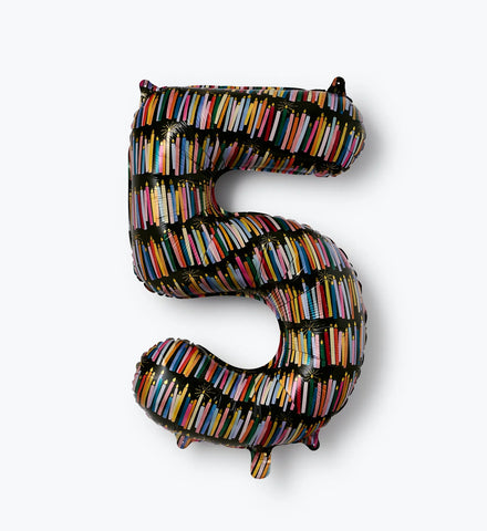 Numbered Foil Balloon - Candles