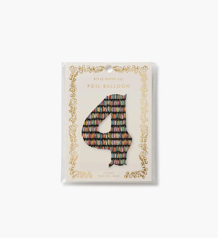 Numbered Foil Balloon - Candles