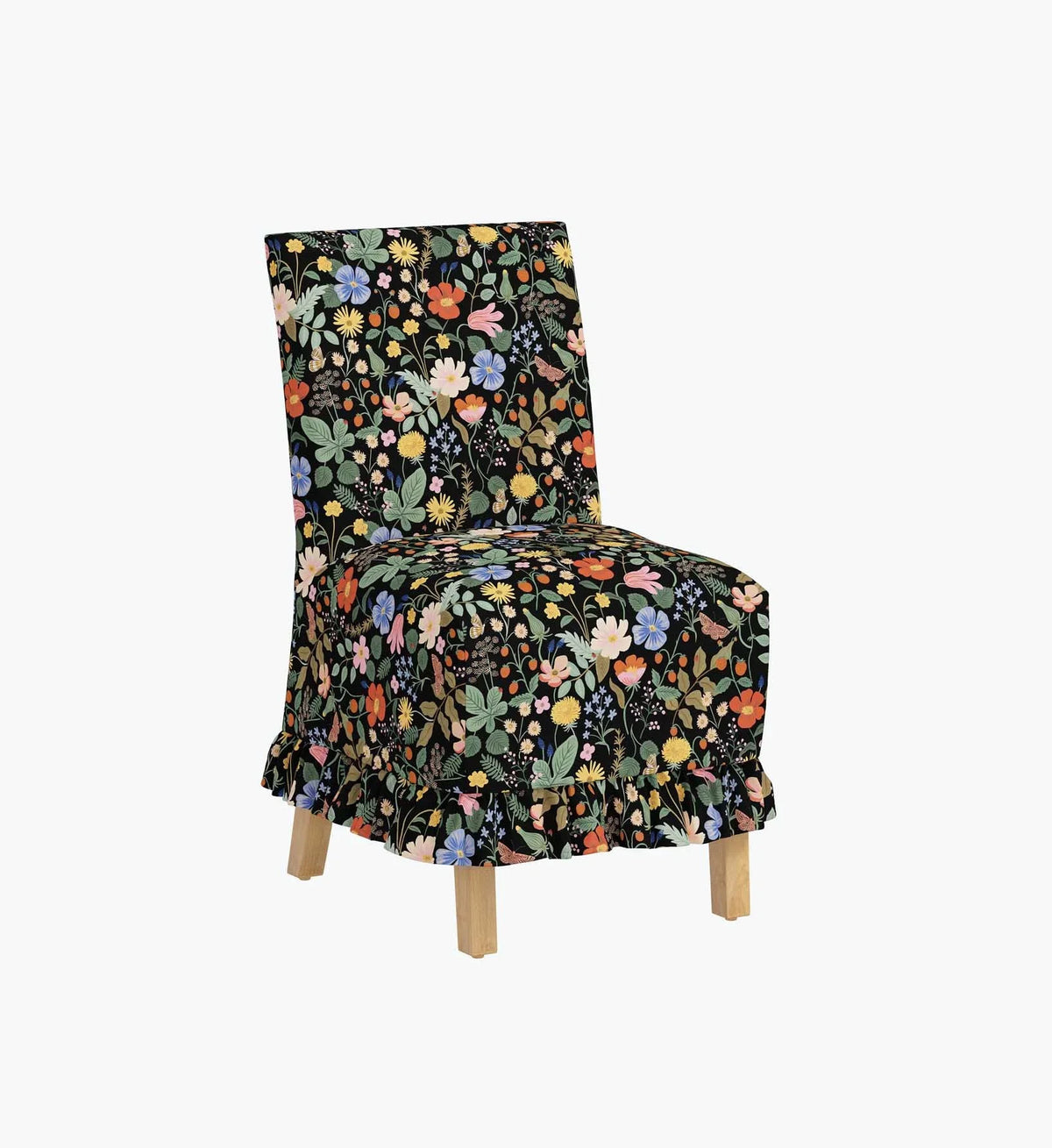 Louise Slipcover Dining Chair - Strawberry Fields