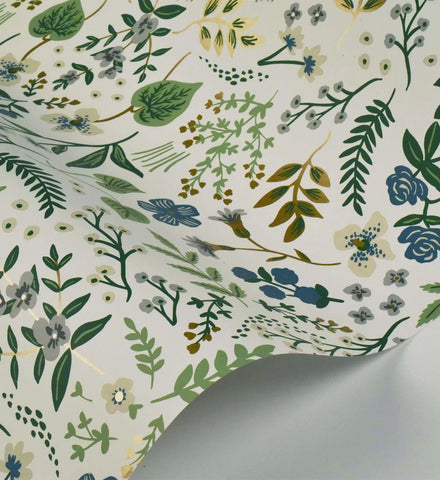 Wildwood Wallpaper - Blue & Green
