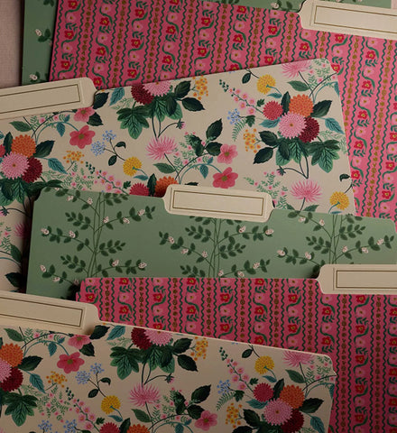 Assorted File Folders - Dahlia
