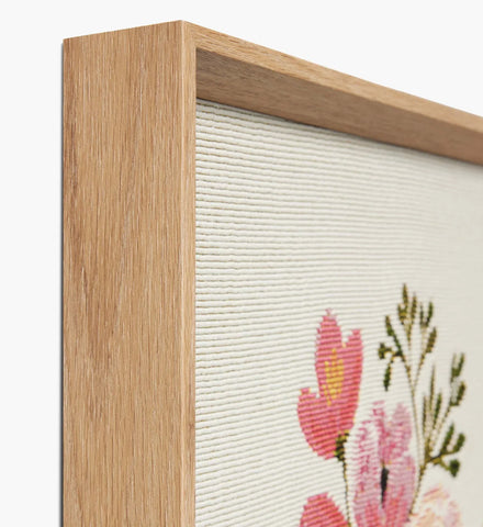 Framed Wall Art - Rose Botanical