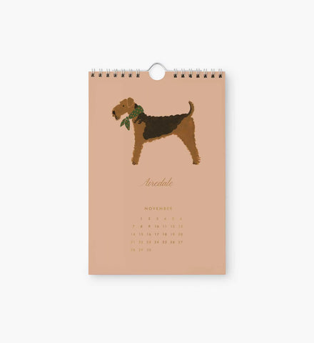2027 Kitchen Calendar - Dog of the Month