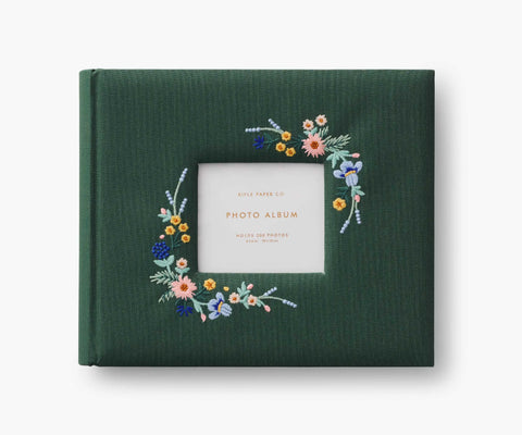 Embroidered Heirloom Photo Album - Wildwood