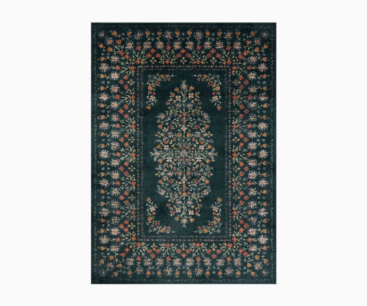 Laurel Eleanor Power Loomed Rug - Navy