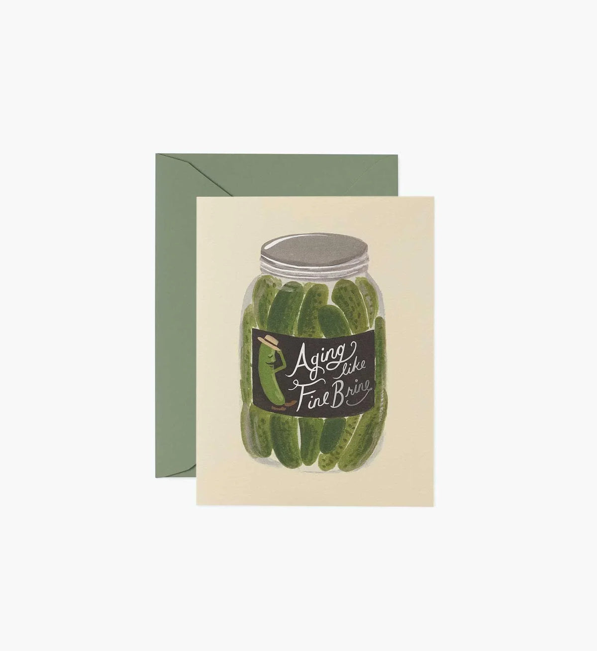 Aging Like Fine Brine Birthday Card - Single Card