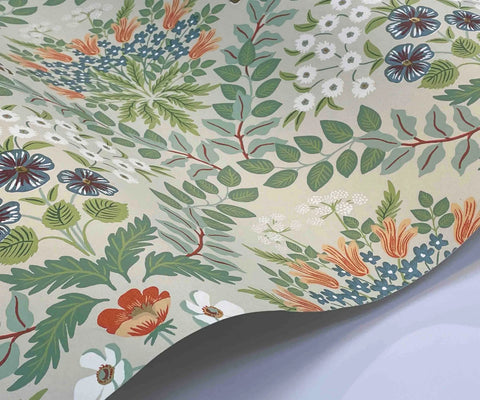Bramble Wallpaper Sample - Cream