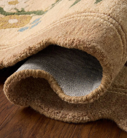 Thistle Wool Hooked Rug - Neutral