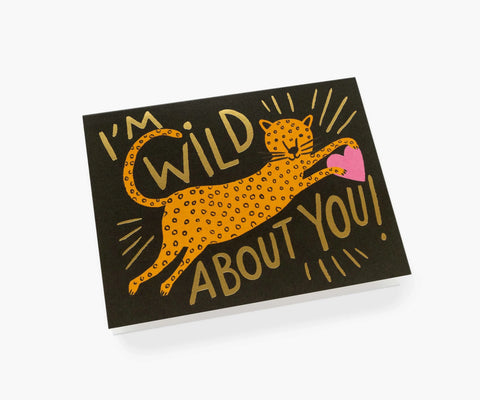 Wild About You Love & Friendship Card - Single Card