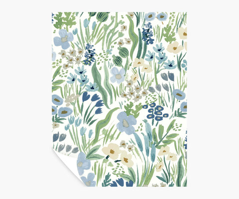 Lea Peel & Stick Wallpaper Sample - Indigo