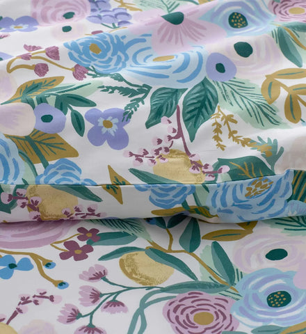 Percale Duvet Cover - Garden Party Lilac