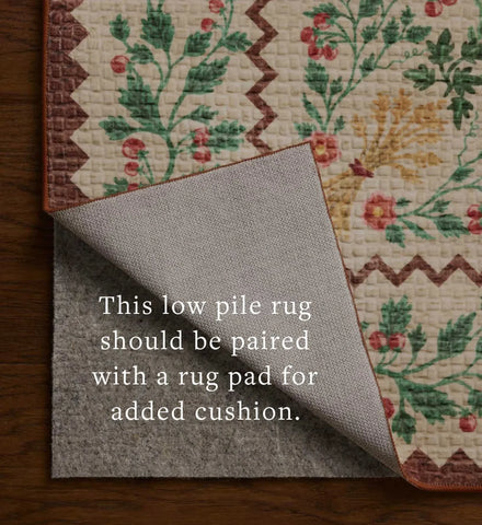 Orchard Country Farm Washable Rug - Ivory