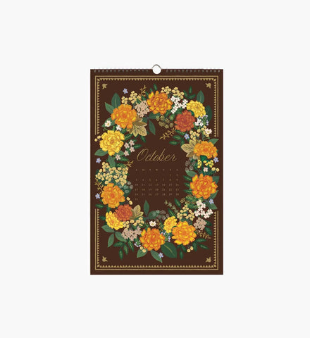 2027 Wall Calendar - Botanical Garden
