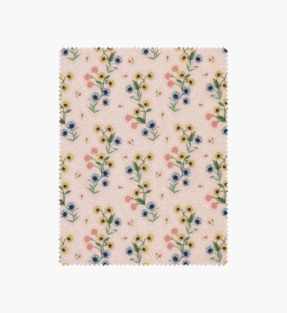 Poppy Cotton Fabric - Pink