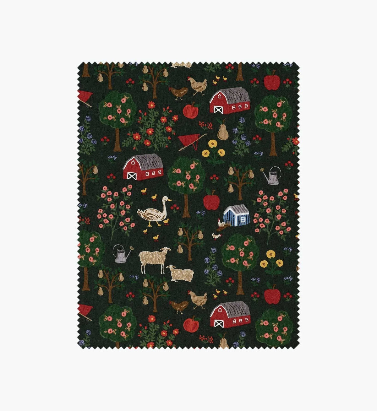 Farmhouse Cotton Fabric - Evergreen