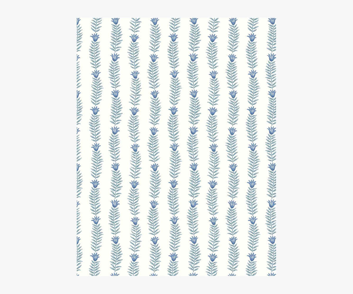 Eden Wallpaper Sample - Indigo