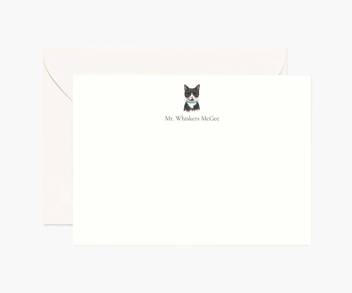 Pets Personalized Stationery - Cat 1