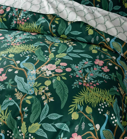 Sateen Comforter - Peacock Emerald
