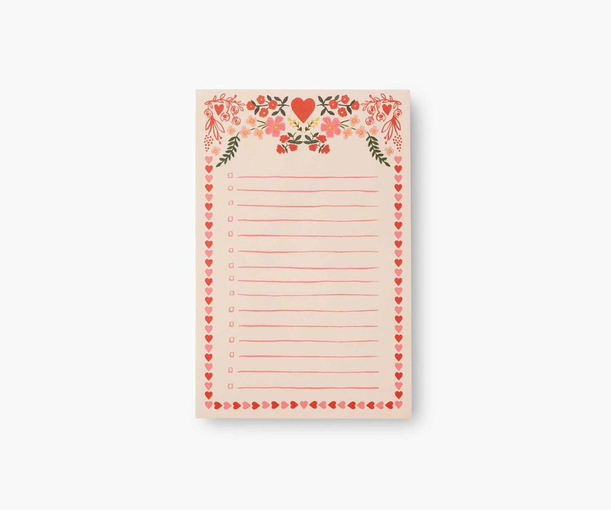 Checklist Notepad - Juliet