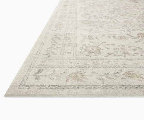 Courtyard Lily Printed Rug - Yellow Multi