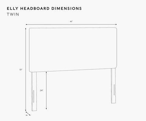 Elly Headboard - Peonies