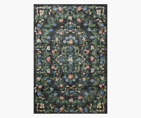 Palais Windsor Printed Rug - Black