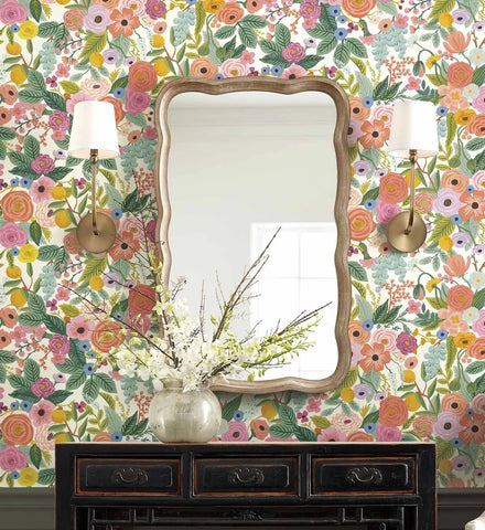 Garden Party Wallpaper - Rose Multi