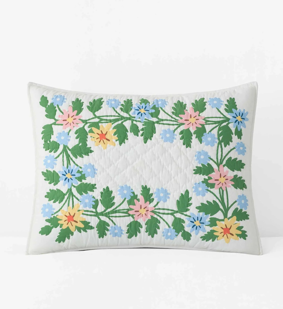 Cotton Quilted Sham - Helena