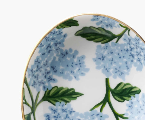 Porcelain Spoon Rest - Hydrangea