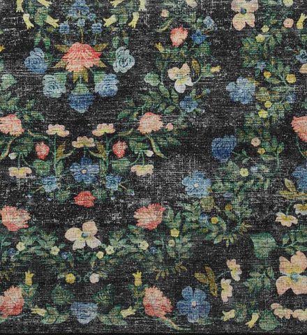 Palais Windsor Printed Rug - Black