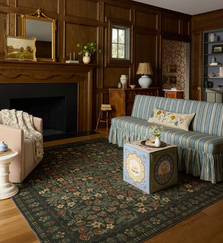 Orchard Charlotte Washable Rug - Forest