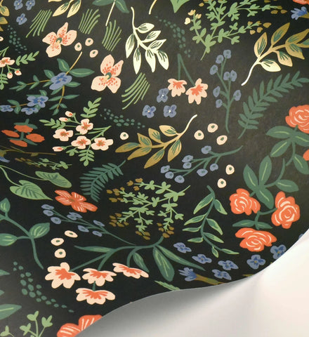 Wildwood Wallpaper - Black Multi