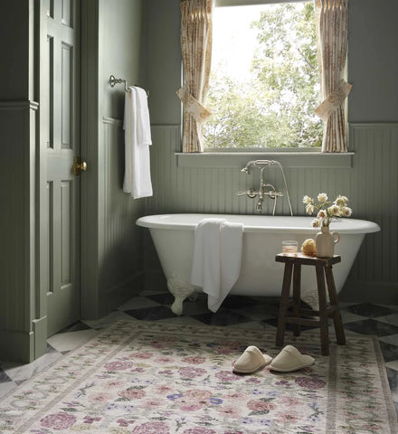 Rosa Power Loomed Rug - Ivory
