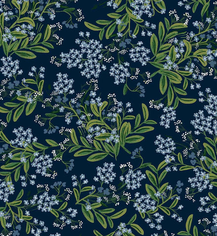 Cornflower Wallpaper - Navy