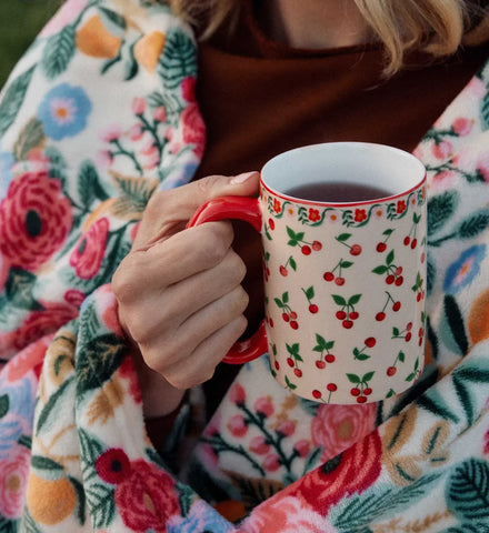 Porcelain Mug - Cherries