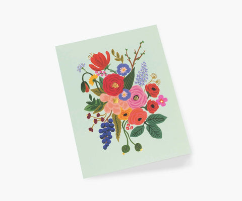 Garden Party Mint Everyday Card - Single Card
