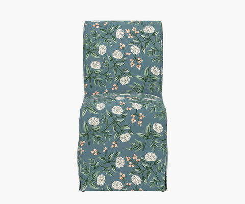 Frances Slipcover Dining Chair - Peonies
