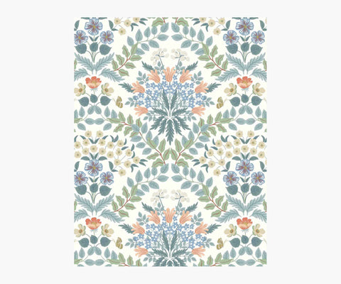 Bramble Wallpaper Sample - White