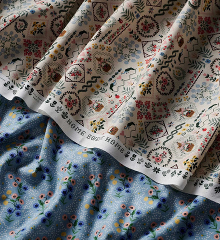 Heritage Sampler Cotton Fabric - Linen